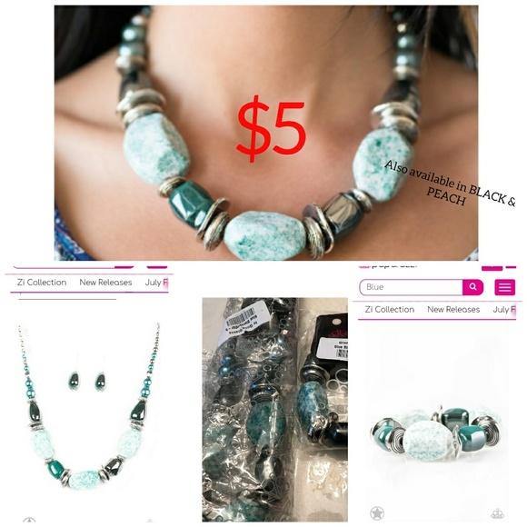 paparazzi Jewelry In Good Glazes Blue Poshmark